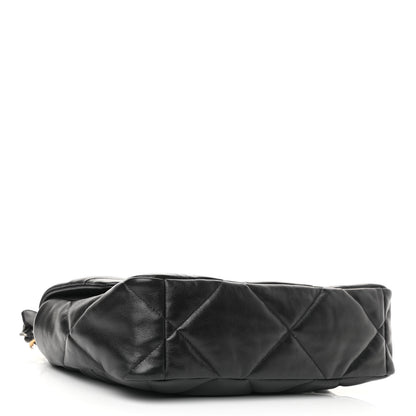 Chanel Lambskin Quilted Large Chanel 19 Flap Black 4 of 11