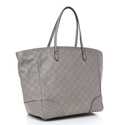 Gucci Guccissima Medium Bree Zippered Tote Storm Grey 2 of 4