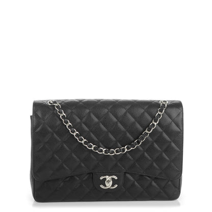 Chanel Caviar Quilted Maxi Double Flap Black 1 of 8