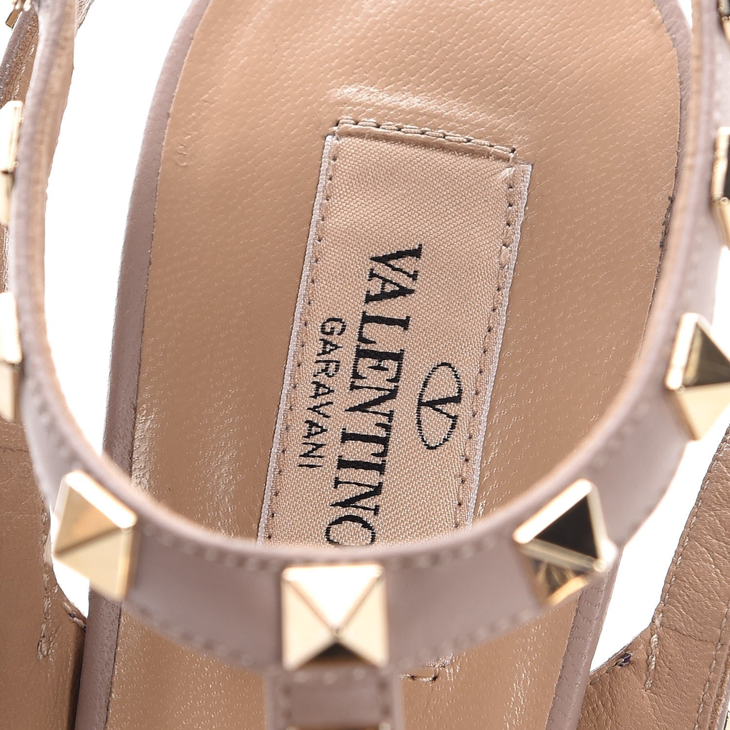 Valentino Garavani Nappa Rockstud Ankle Strap Pumps 40 Purple Poudre 7 of 7