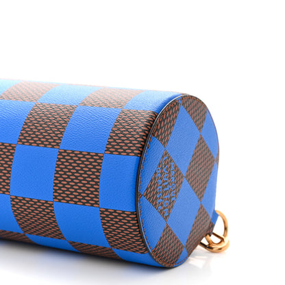 Louis Vuitton Damier Pop Soft Polochon PM Blue 9 of 10