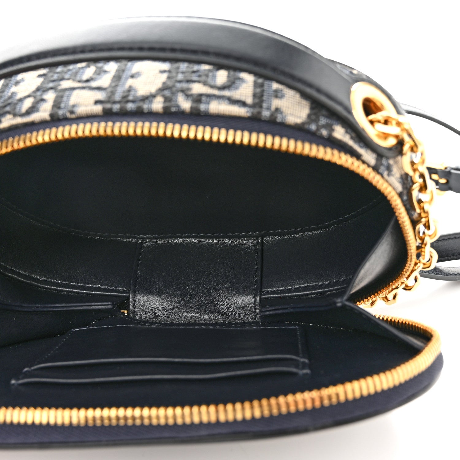 Christian Dior Oblique CD Signature Oval Crossbody Camera Bag Blue Multicolor 5 of 12