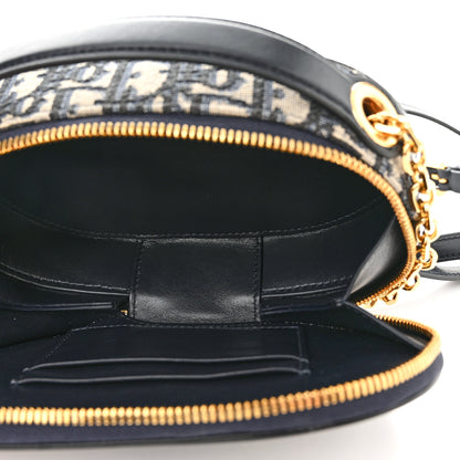 Christian Dior Oblique CD Signature Oval Crossbody Camera Bag Blue Multicolor 5 of 12