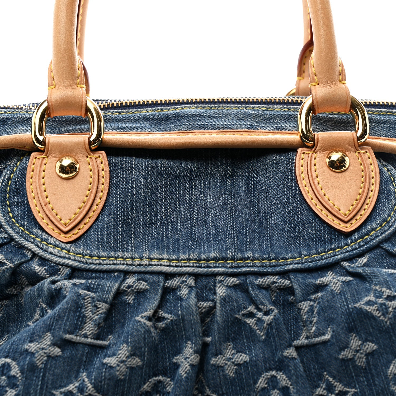 Louis Vuitton Denim Neo Cabby MM Blue 7 of 9