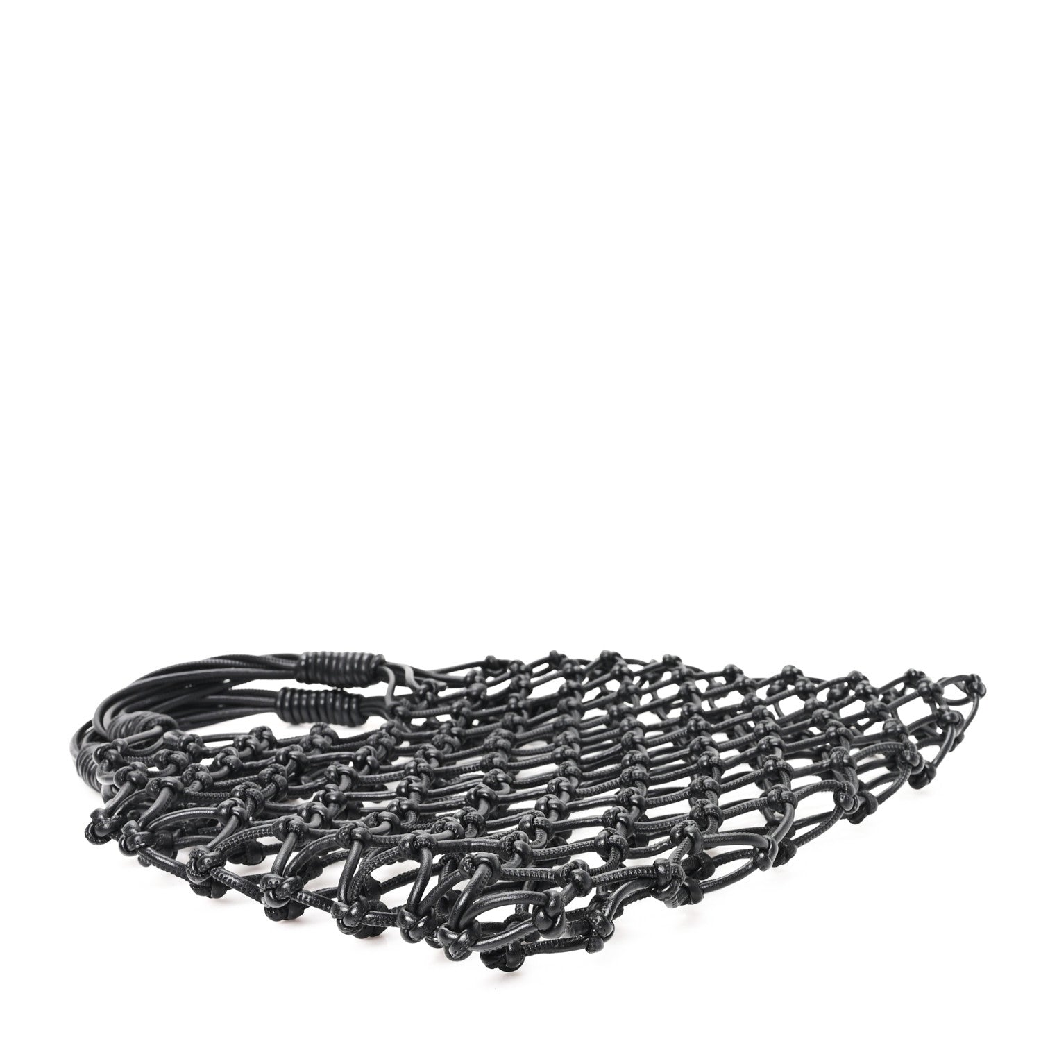 Stella McCartney Alter Nappa Knotted Structure Tote Black 4 of 8