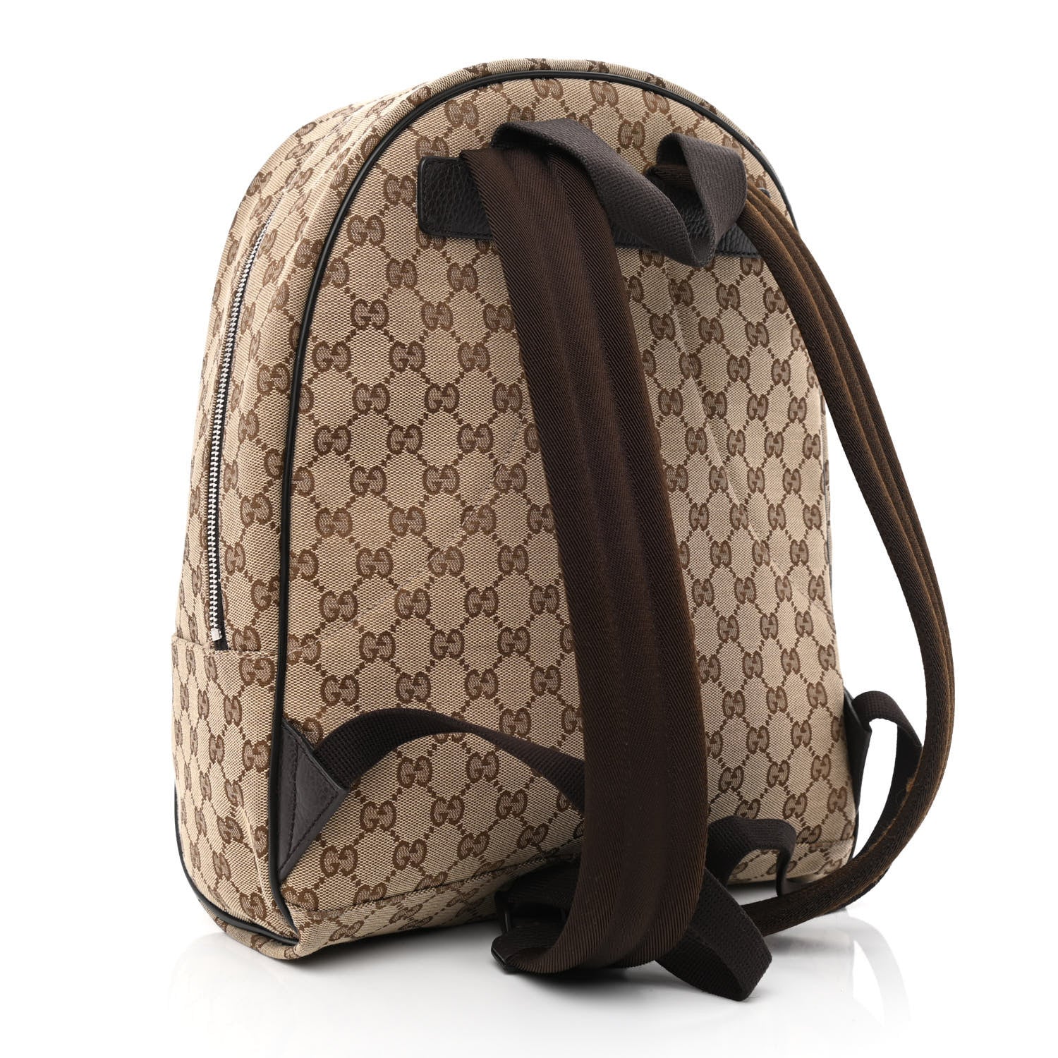 Gucci Monogram Travel Backpack Dark Brown 3 of 11