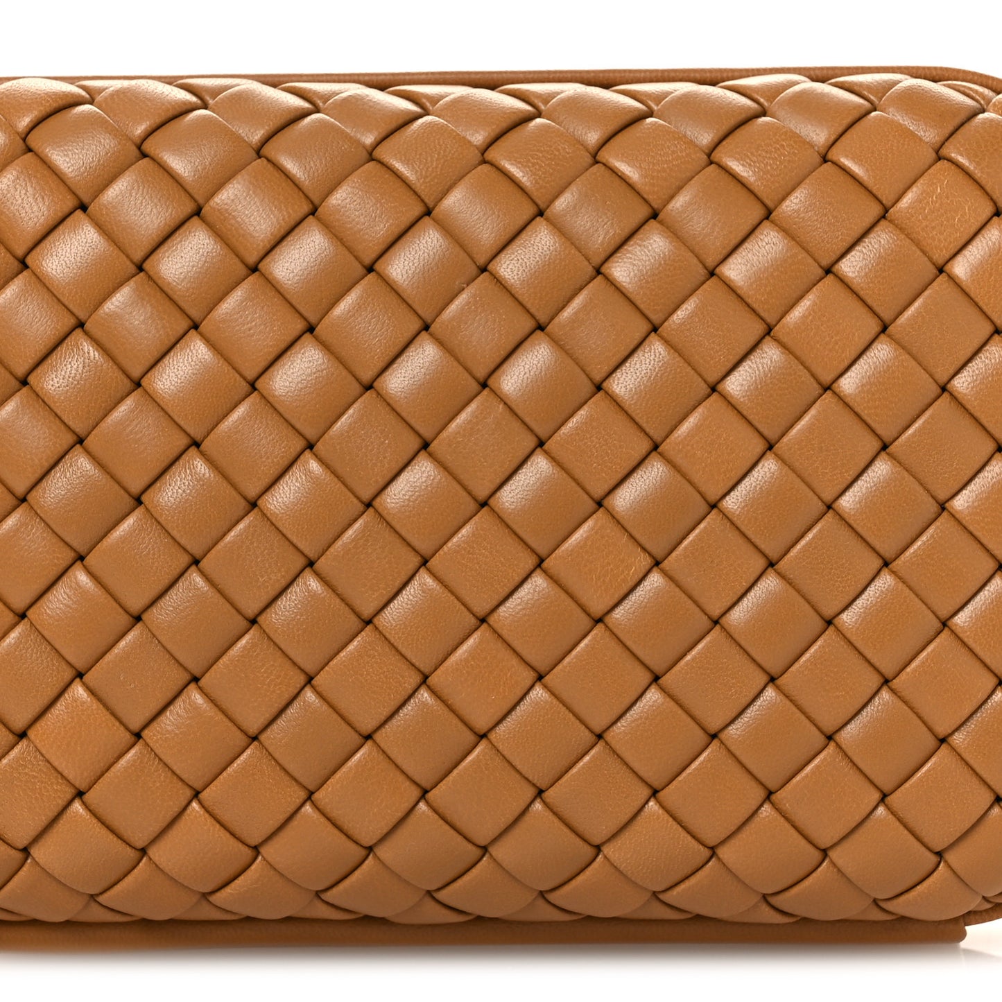 Calfskin Intrecciato Knot On Strap Camel