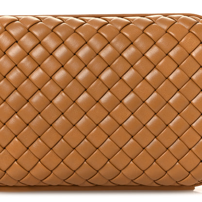 Bottega Veneta Calfskin Intrecciato Knot On Strap Camel 7 of 9