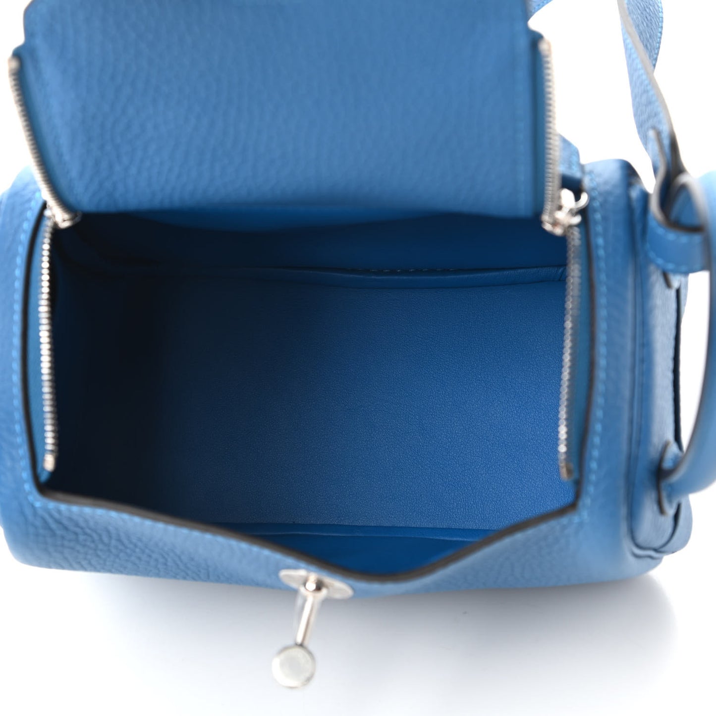 Taurillon Clemence Mini Lindy 20 Bleu Zellige