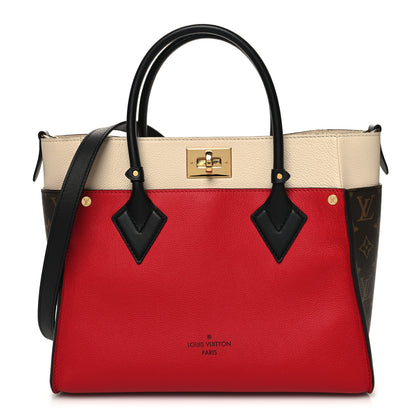 Louis Vuitton Calfskin Monogram On My Side Pirate Red 1 of 10