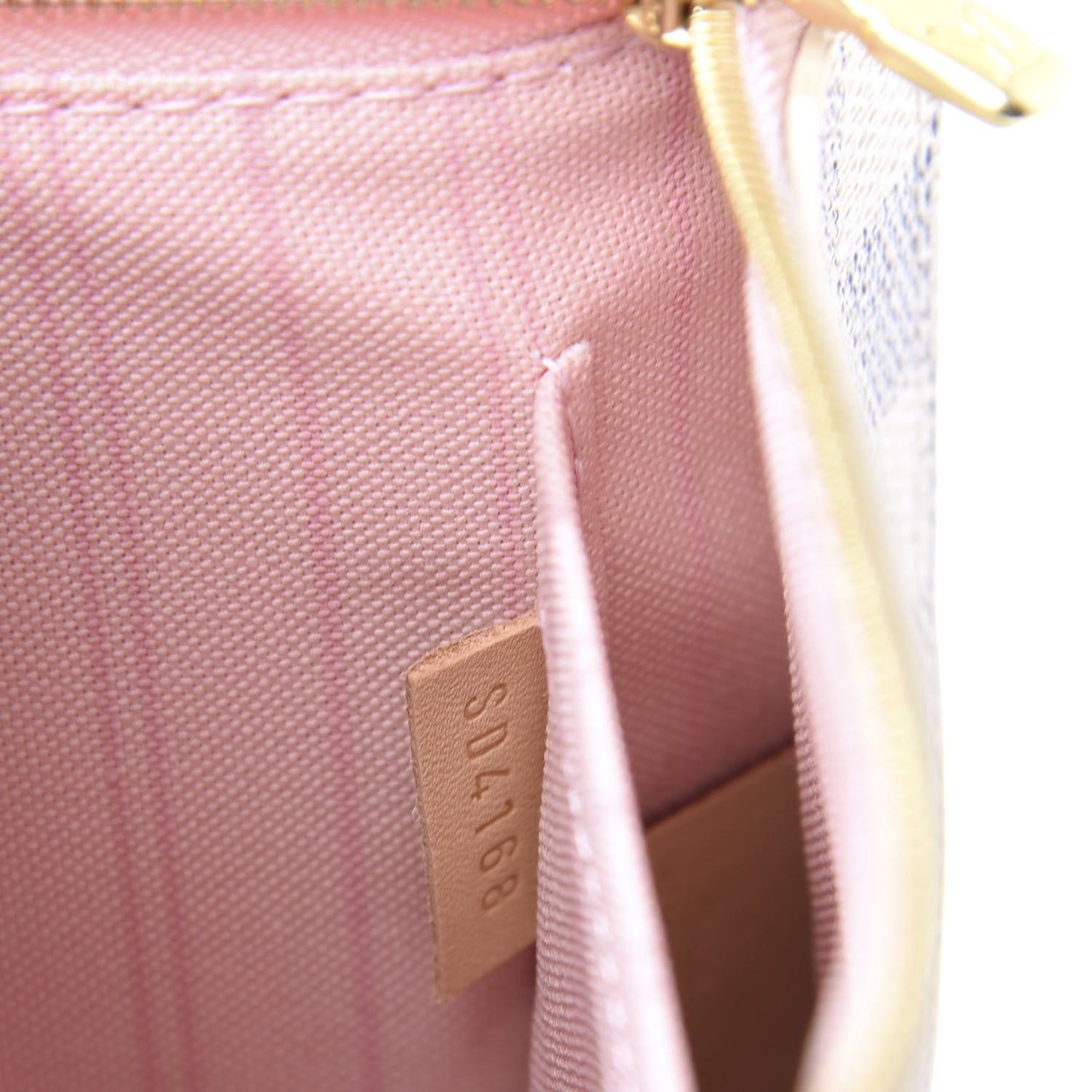 Damier Azur Neverfull MM GM Pochette Rose Ballerine