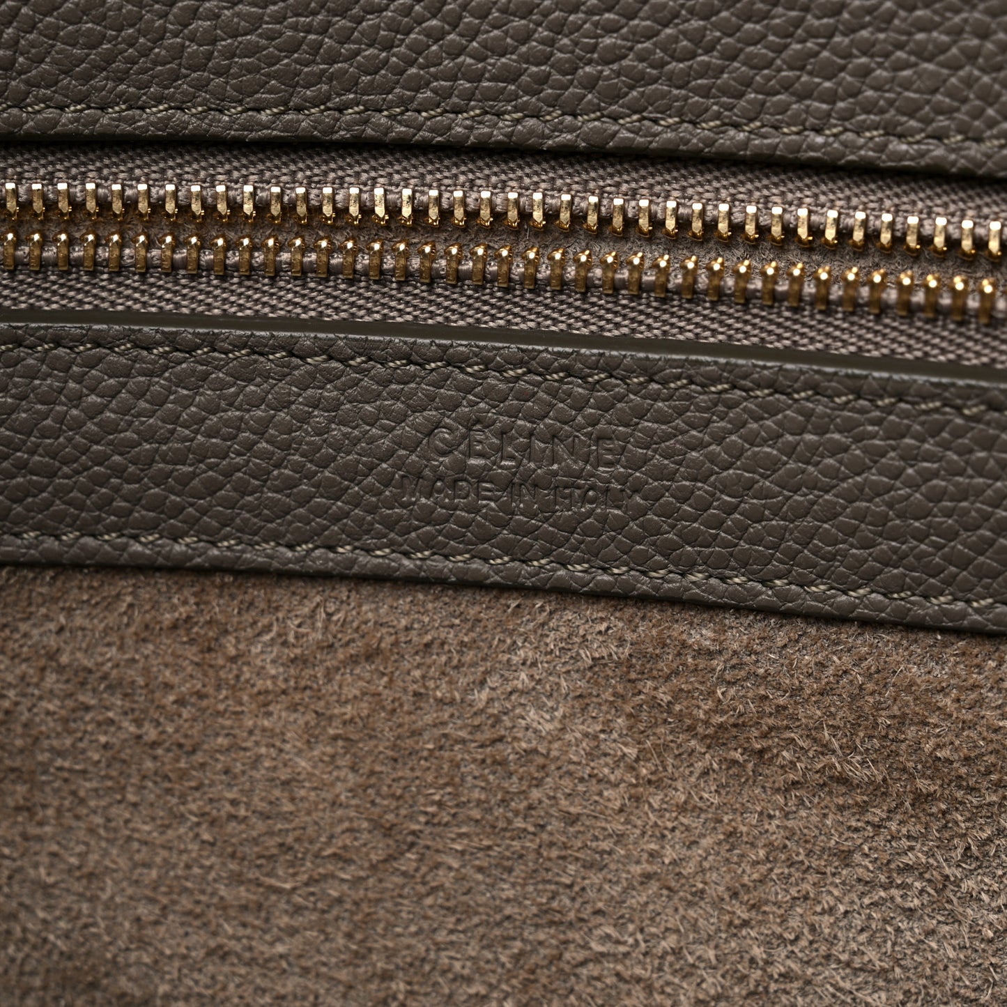 Soft Grained Calfskin Small Belt Cabas Phantom Taupe