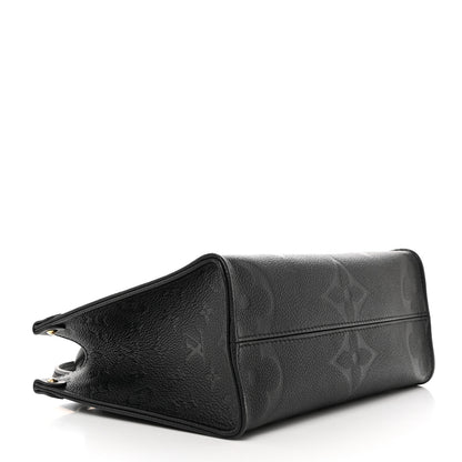 Louis Vuitton LOUIS VUITTON Empreinte Monogram Giant Onthego PM Black 4 of 9