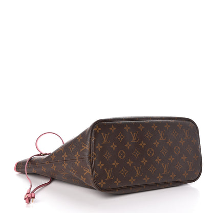 Louis Vuitton Monogram Articles de Voyage Ikat Neverfull MM Rose Velours 4 of 10