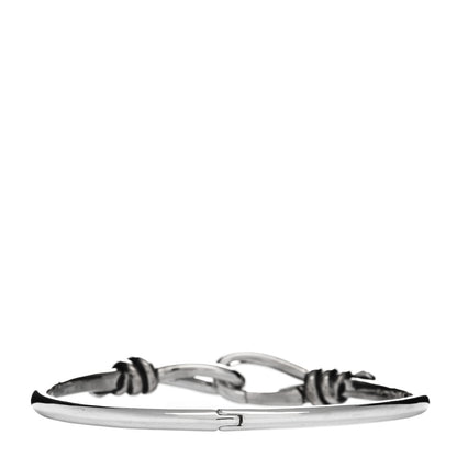 Tiffany Sterling Silver Paloma Picasso Knot Hinged Bangle Bracelet 2 of 3