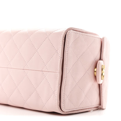 Chanel Caviar Quilted Small Chanel 25 Handbag Light Pink 10 of 11