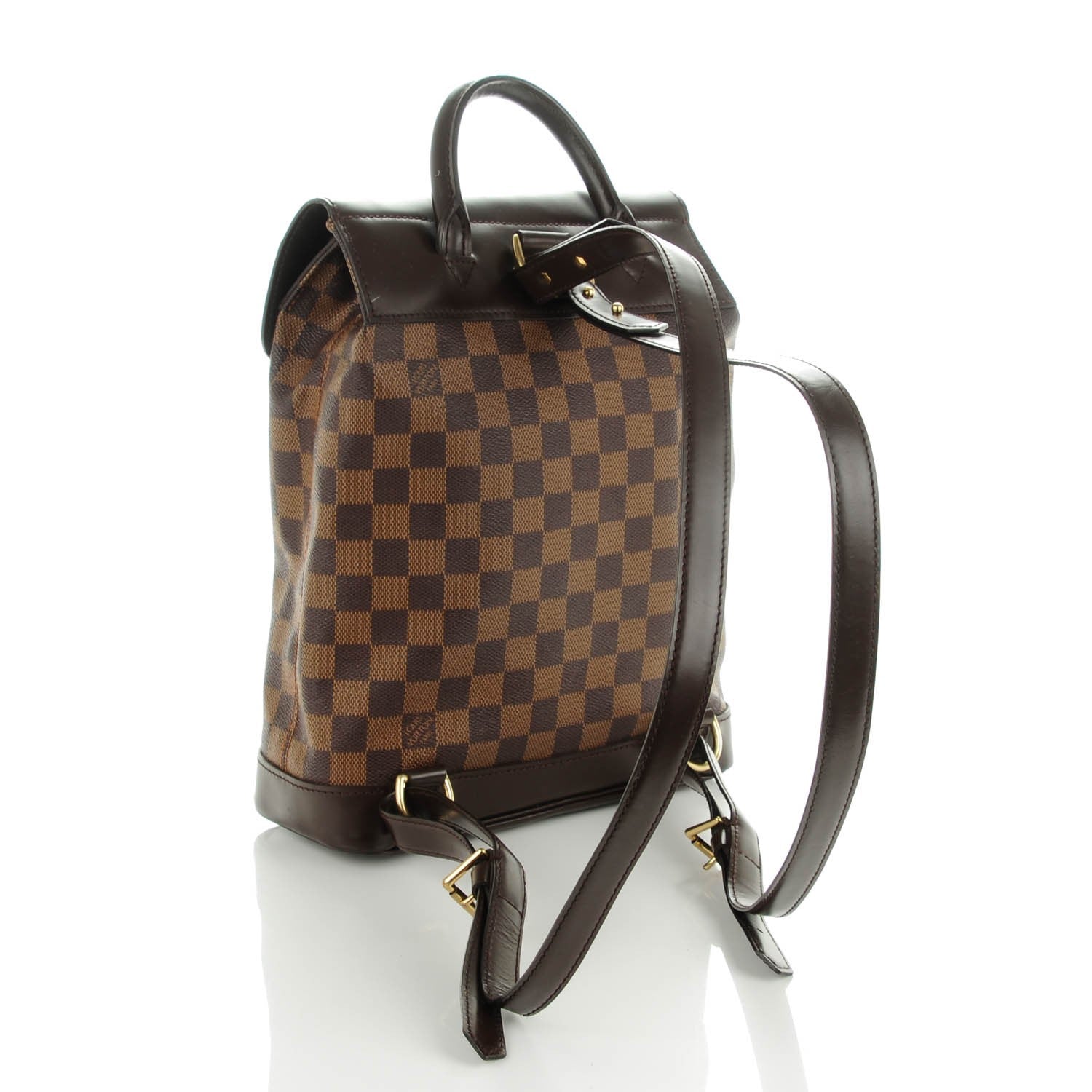 Louis Vuitton Damier Ebene Soho Backpack 3 of 8
