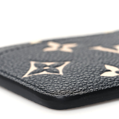Louis Vuitton Empreinte Card Holder Black Beige 8 of 9