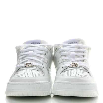 Gucci Calfskin Perforated Sneakers 35.5 Great White 2 of 8