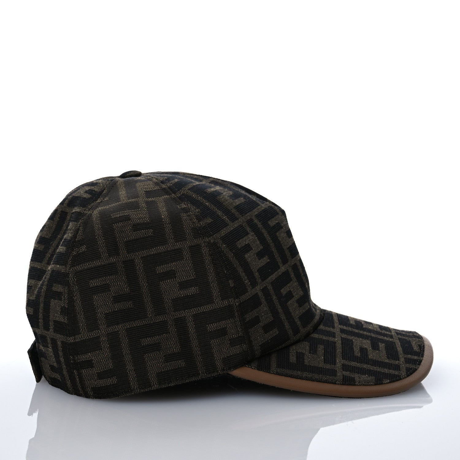 Fendi Canvas FF Reloaded Baseball Hat Tobacco Tobacco Dark Brown 5 of 8