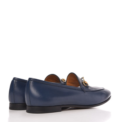 Gucci Malaga Kid Womens Jordaan Loafers 38.5 Blue Agata 4 of 10