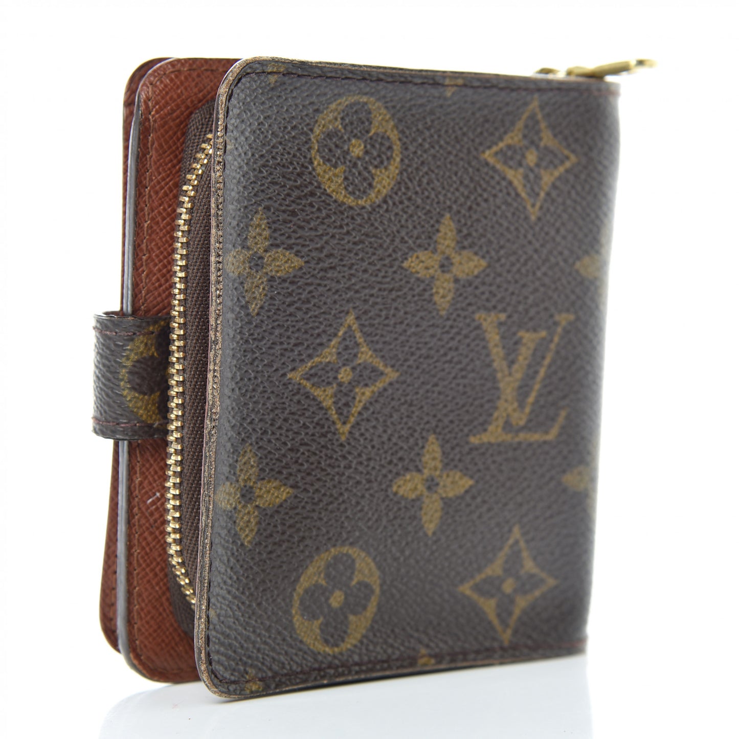 Monogram Compact Zippe Zipped Wallet