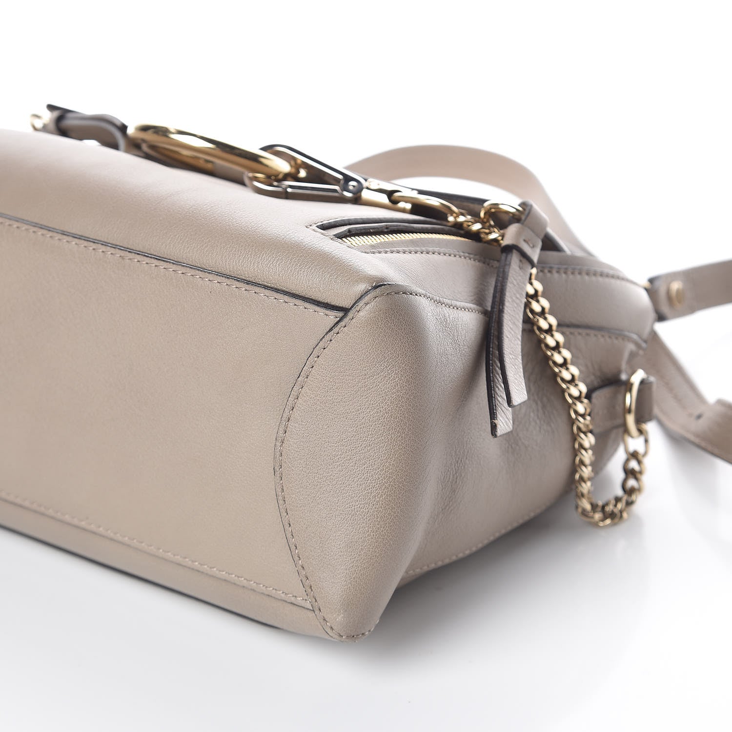 Chloe Calfskin Small Faye Day Shoulder Bag Motty Grey 6 of 14
