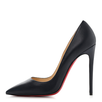 Christian Louboutin Lambskin So Kate 120 Pumps 39 Navy 1 of 11
