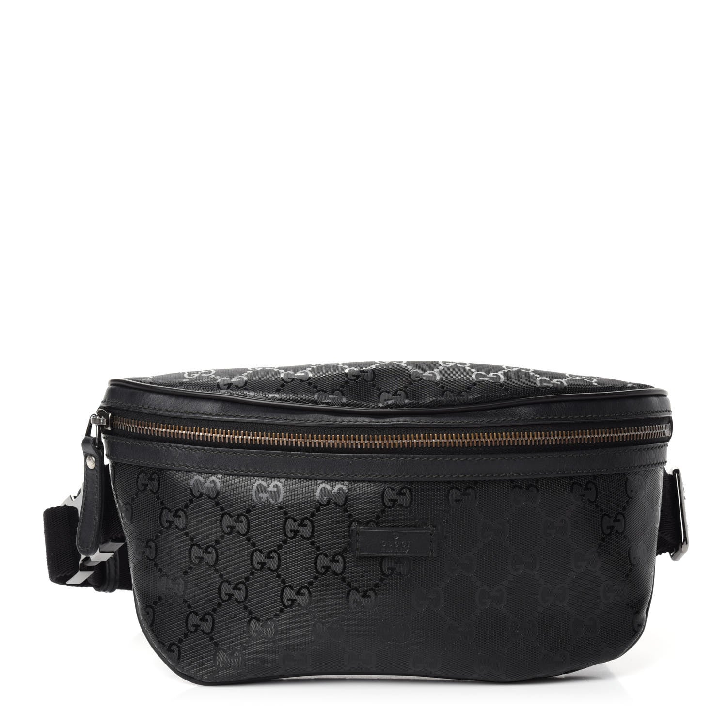 Gucci Imprime Monogram Belt Bag Black 1 of 10