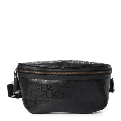 Gucci Imprime Monogram Belt Bag Black 1 of 10