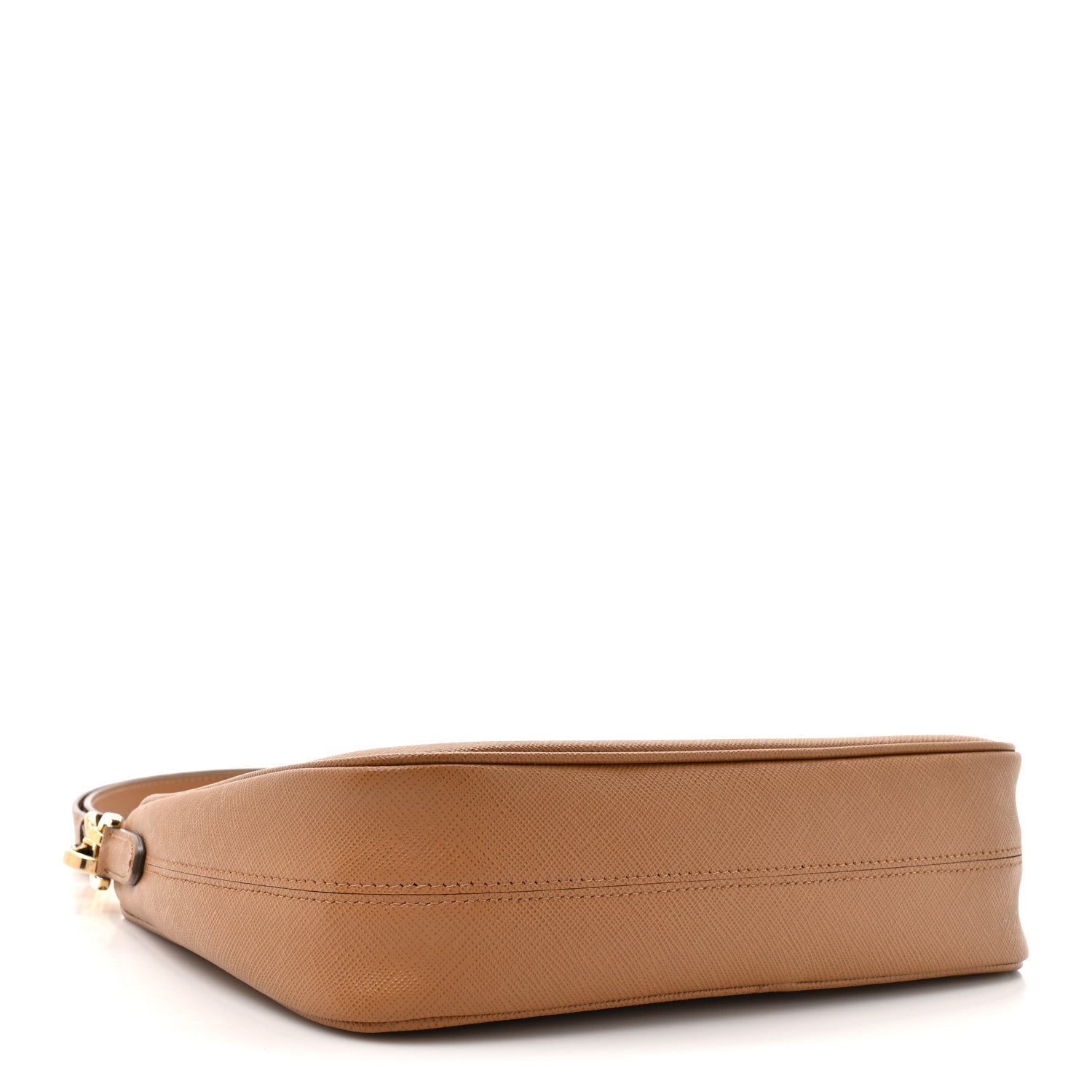 Prada Saffiano Lux Mini Re-Edition Shoulder Bag Caramel 4 of 10