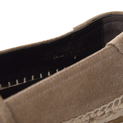 Saint Laurent Suede Espadrilles 35 Rose Antique 9 of 9