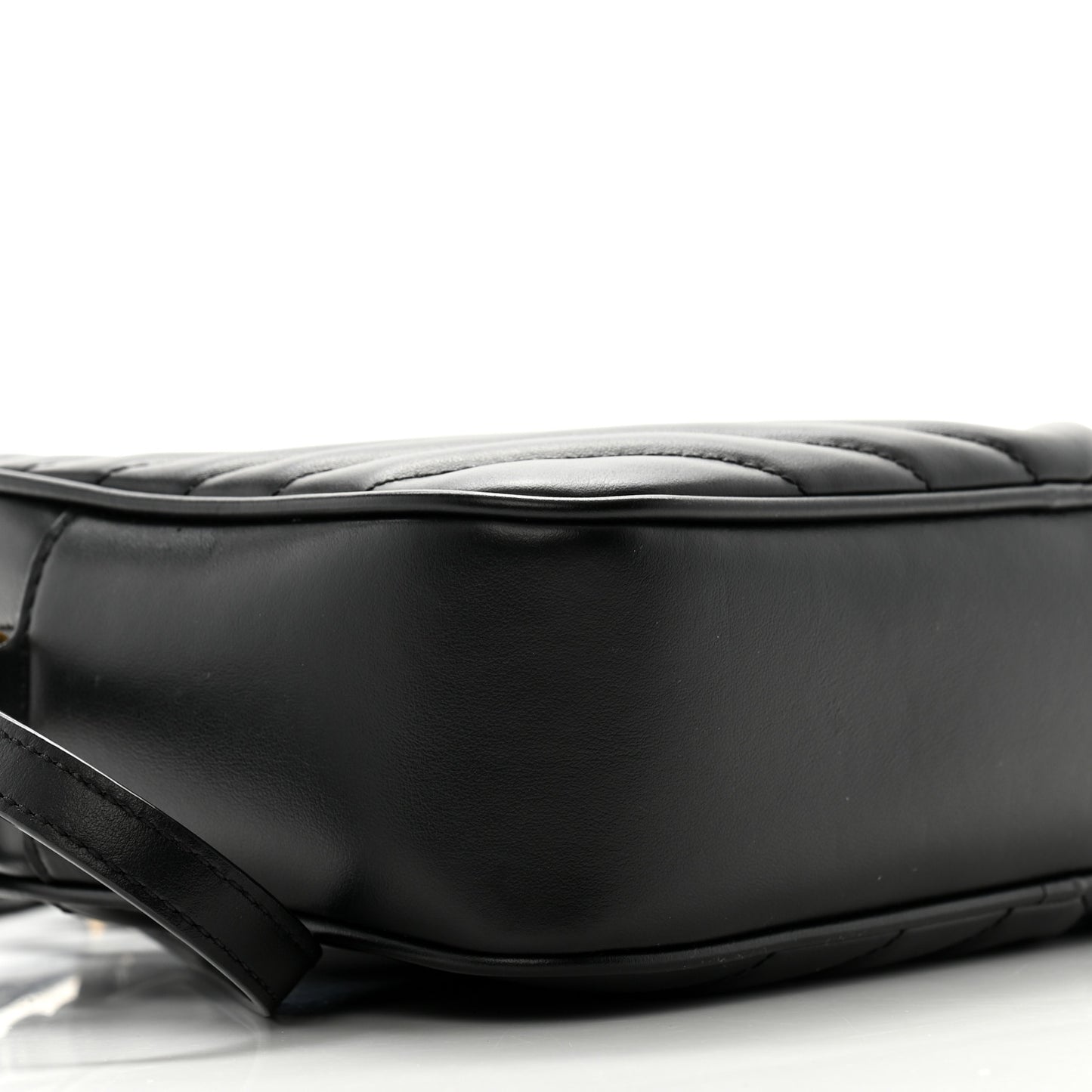 Calfskin Matelasse Monogram Lou Camera Bag Black