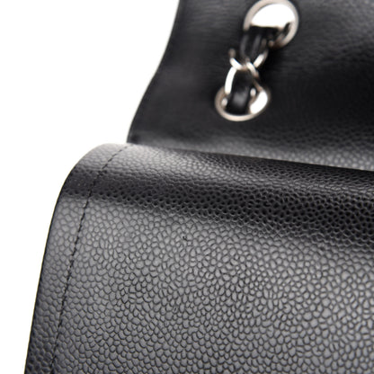 Chanel Caviar Quilted Jumbo Double Flap Black 8 of 13