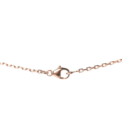 Hermes Lacquered Rose Gold Mini Pop H Pendant Necklace Rose Azalee 5 of 7