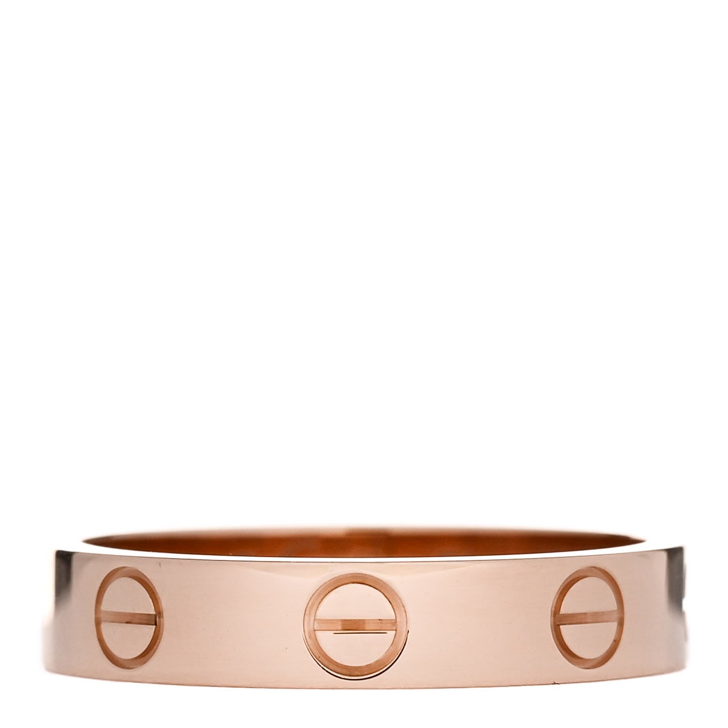 Cartier 18K Pink Gold 3.5mm LOVE Wedding Band Ring 51 5.75 1 of 5
