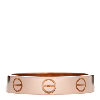 Cartier 18K Pink Gold 3.5mm LOVE Wedding Band Ring 51 5.75 1 of 5