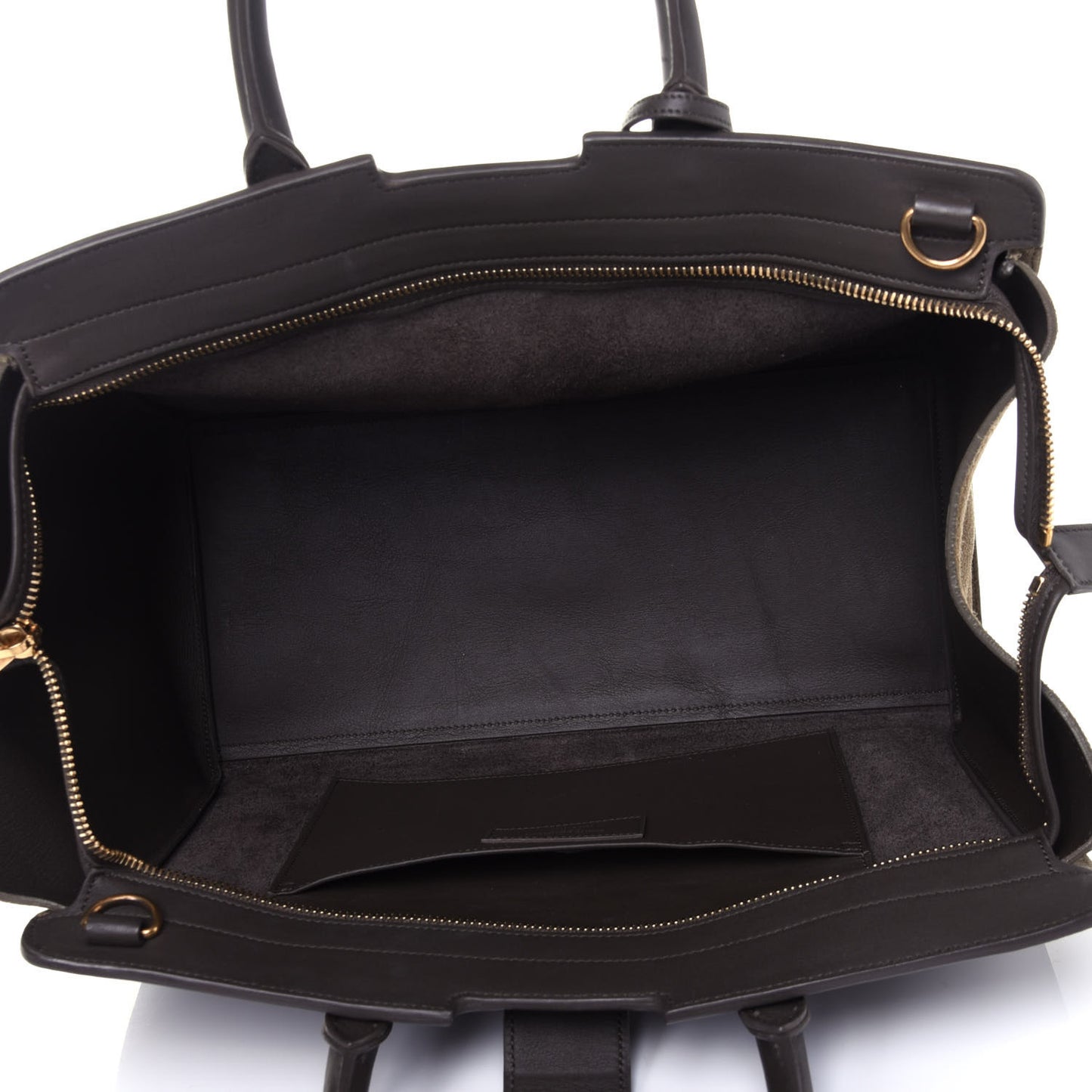 Calfskin Suede Small Monogram Downtown Cabas Earth