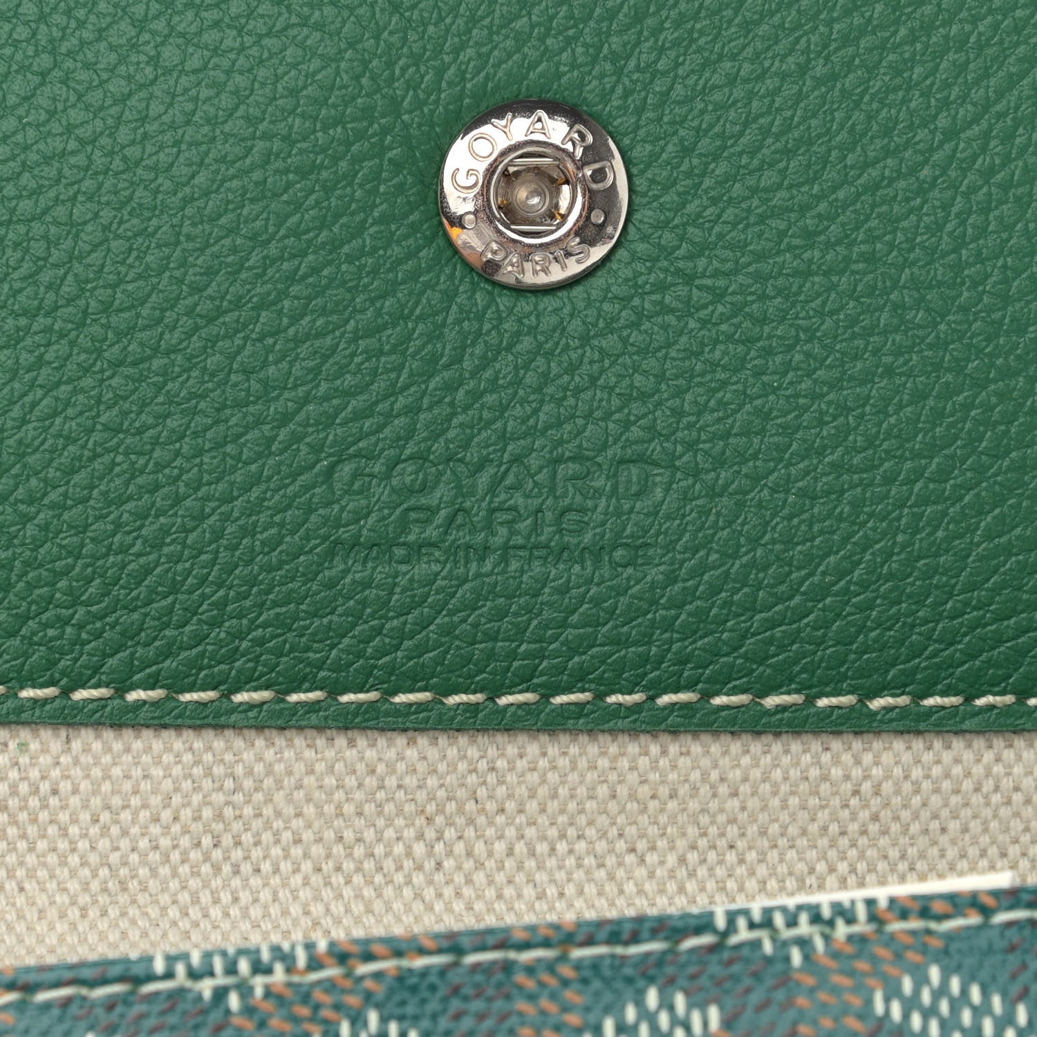 Goyard Goyardine Saint Louis GM Green 6 of 11