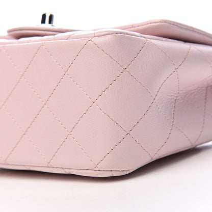 Chanel Lambskin Quilted Mini Square Flap Light Pink 13 of 15
