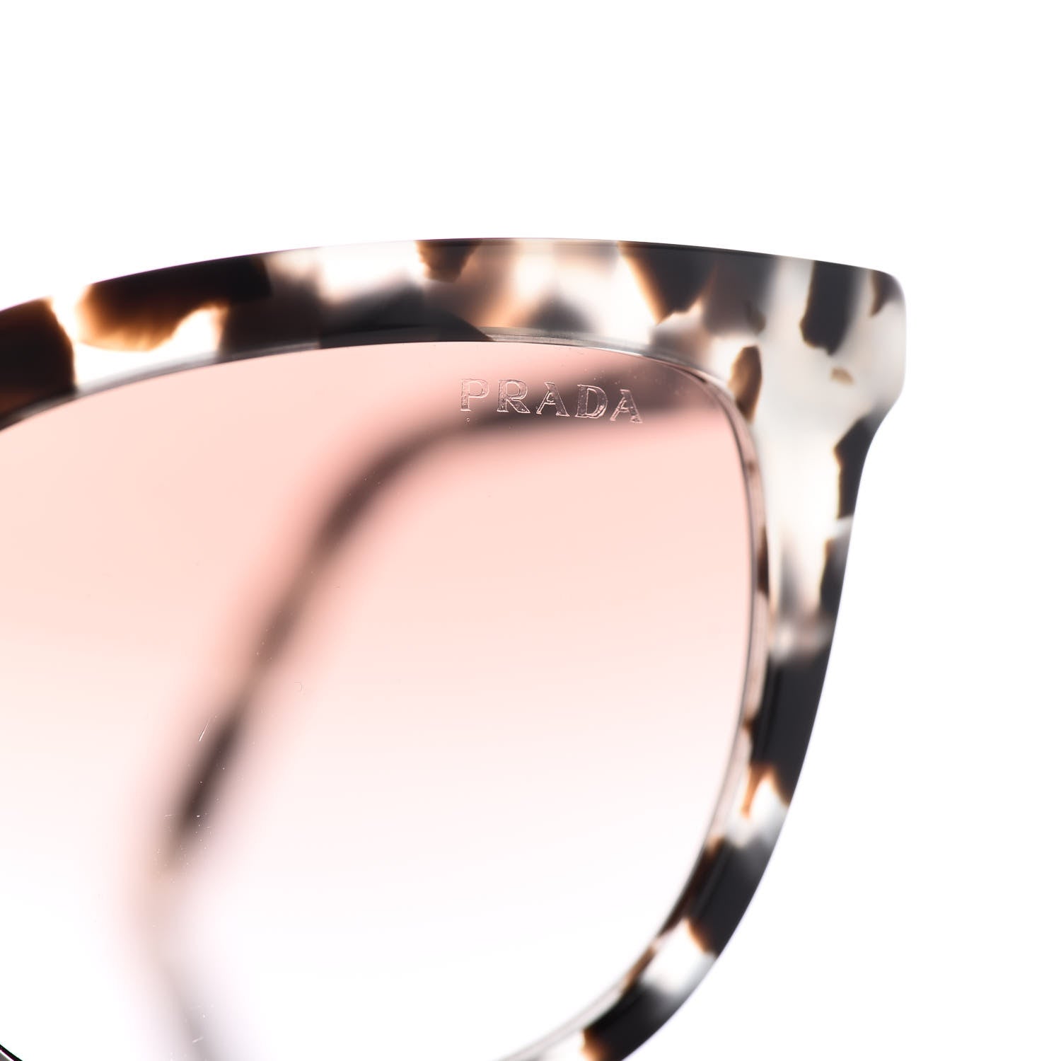 Prada Acetate Pillow Cat Eye Sunglasses SPR 03X Tortoise 7 of 8