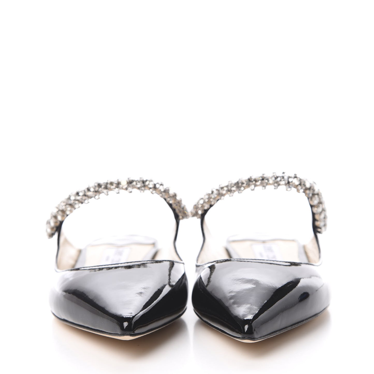 Patent Calfskin Bing 100 Mules 38.5 Black