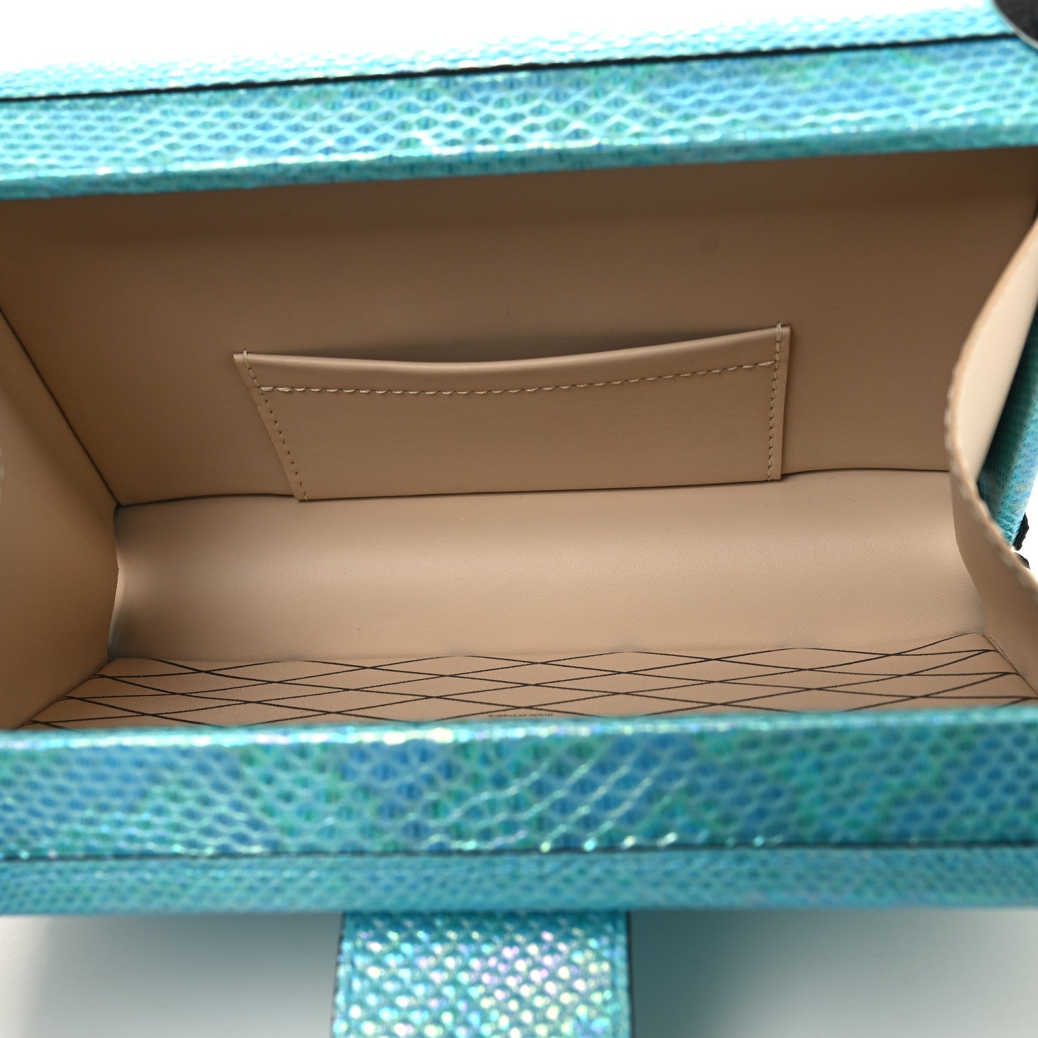 Louis Vuitton Iridescent Karung Petite Malle Blue Petrol 5 of 9