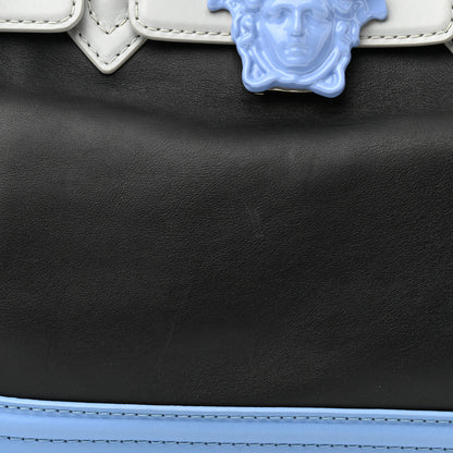 Versace Calfskin Large Palazzo Empire Bag Blue Multicolor 12 of 13