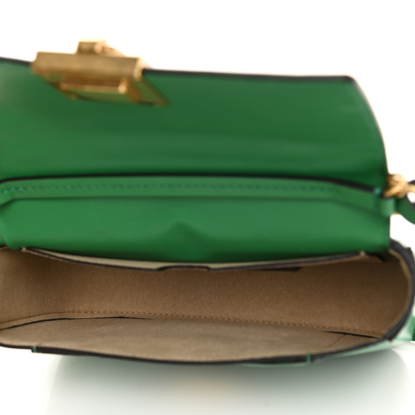 Goatskin Quilted GV3 Mini Pocket Convertible Bag Green
