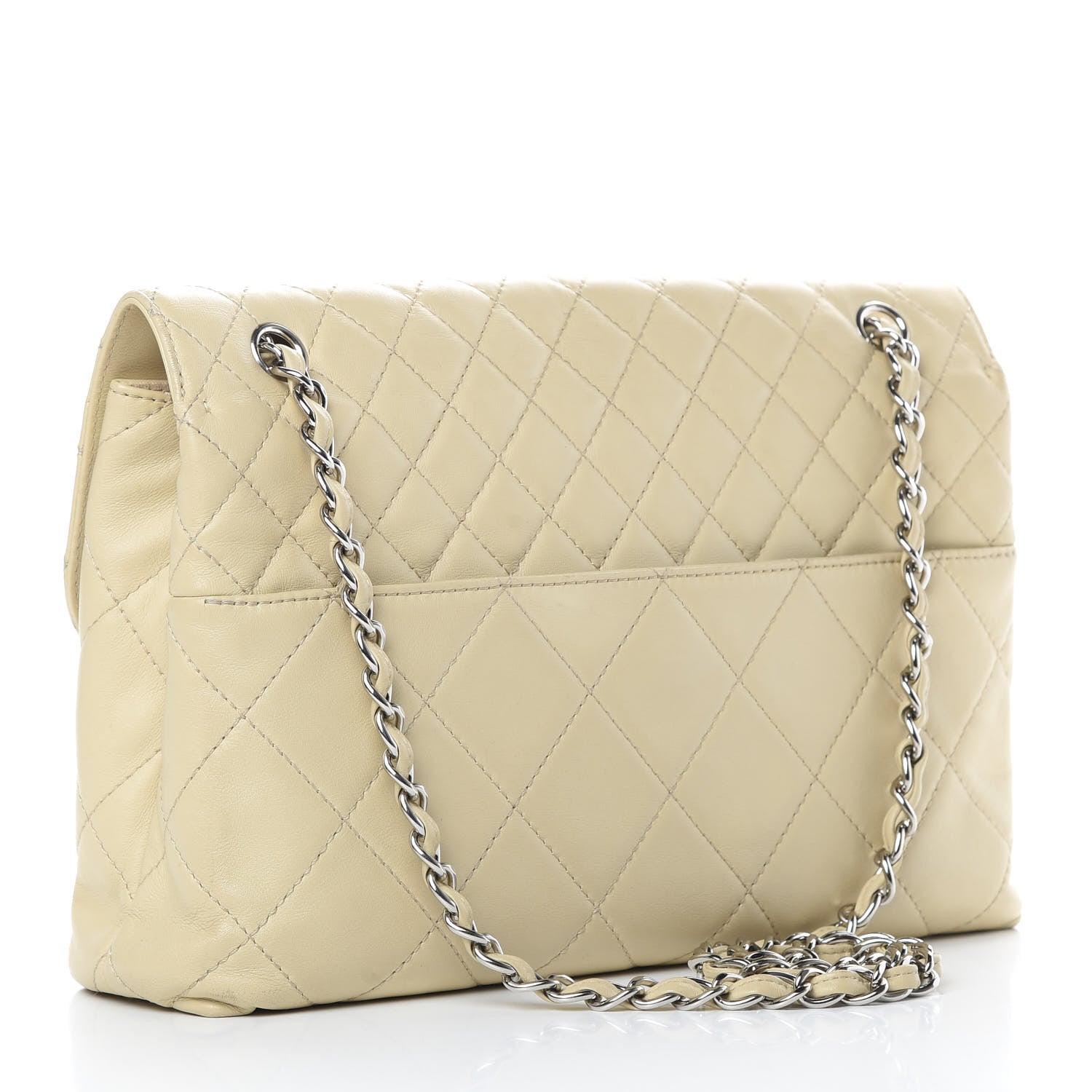 Chanel Calfskin Quilted In the Business Flap Bag Beige Clair 3 of 17