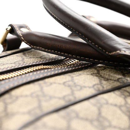 Gucci GG Plus Monogram Large Carry On Duffle Bag Brown 8 of 12
