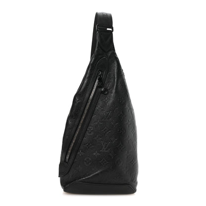 Louis Vuitton Calfskin Shadow Monogram Duo Slingbag Black 1 of 11