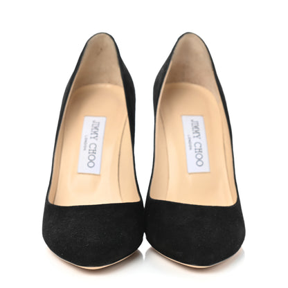 Jimmy Choo Suede Agnes Pumps 36.5 Black 2 of 9