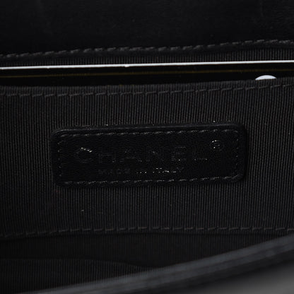 Chanel Plexiglass Patent Crystal Lego Brick Flap Black 6 of 7